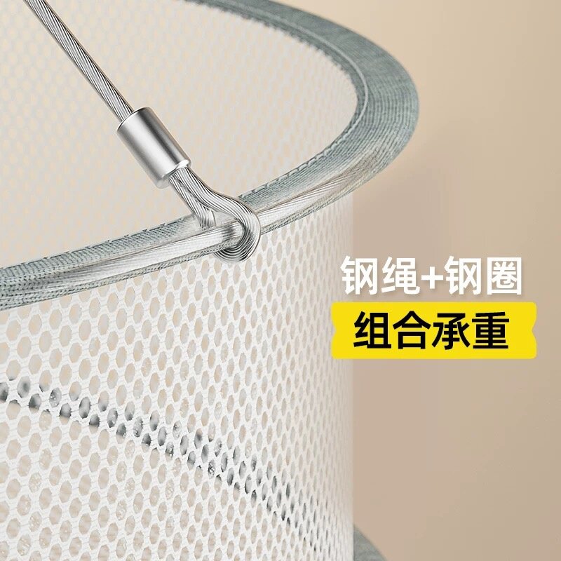 不锈钢晾衣网篮晒袜子神器晾晒网兜晾袜子羊毛衫平铺干货晾晒篮