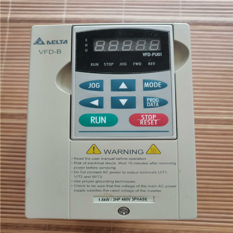 【汇生 】台达变频器VFD015B43A二手包好1.5KW/380V实【议价】
