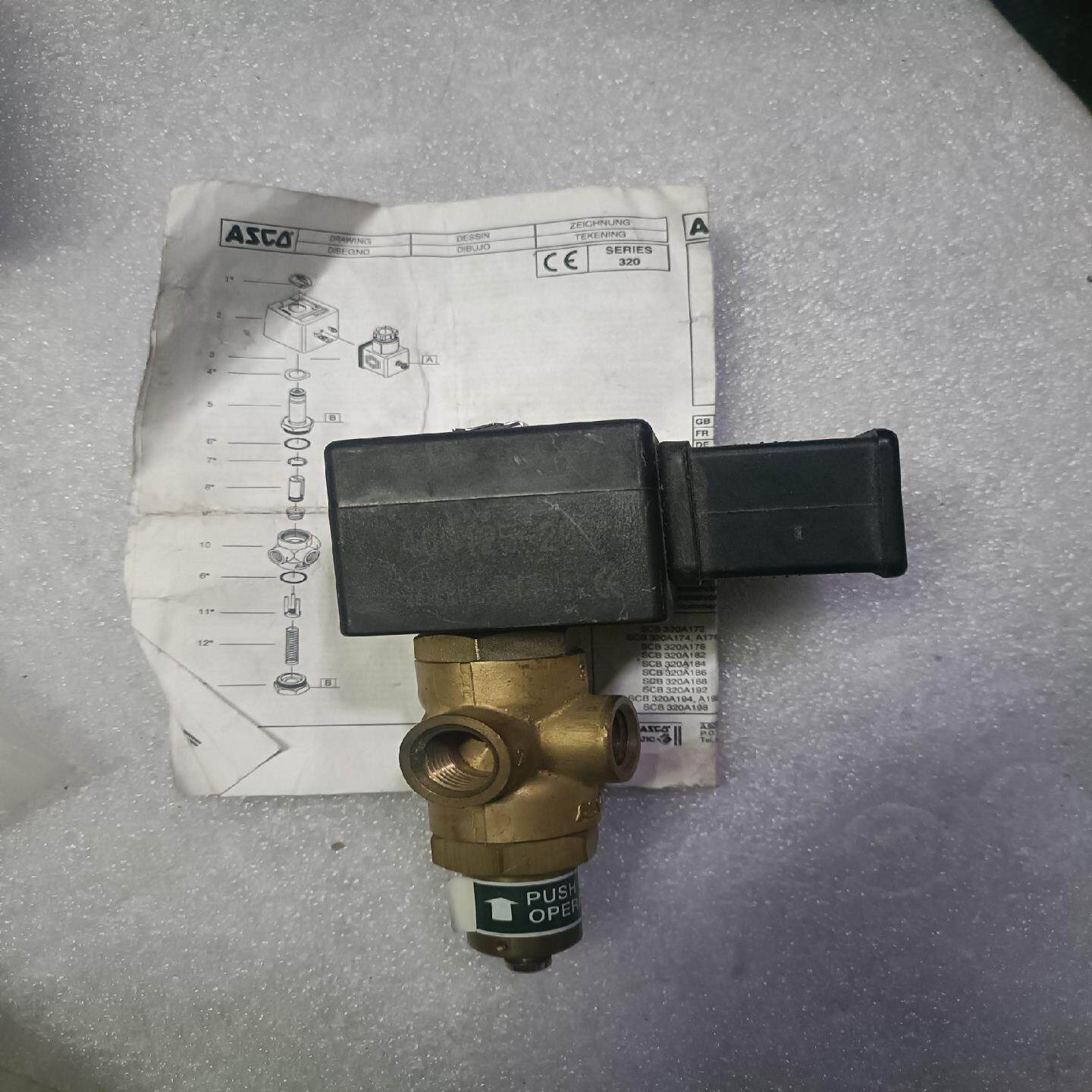 【顺庆】分油机ASCO电磁阀SCB320A172M0，【议价】
