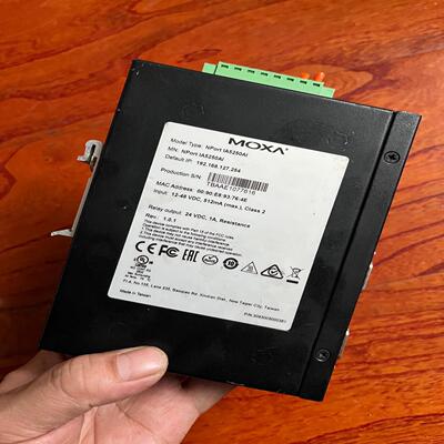 摩莎 NPort IA5250AI 实物图 功能正常（憨憨电子）