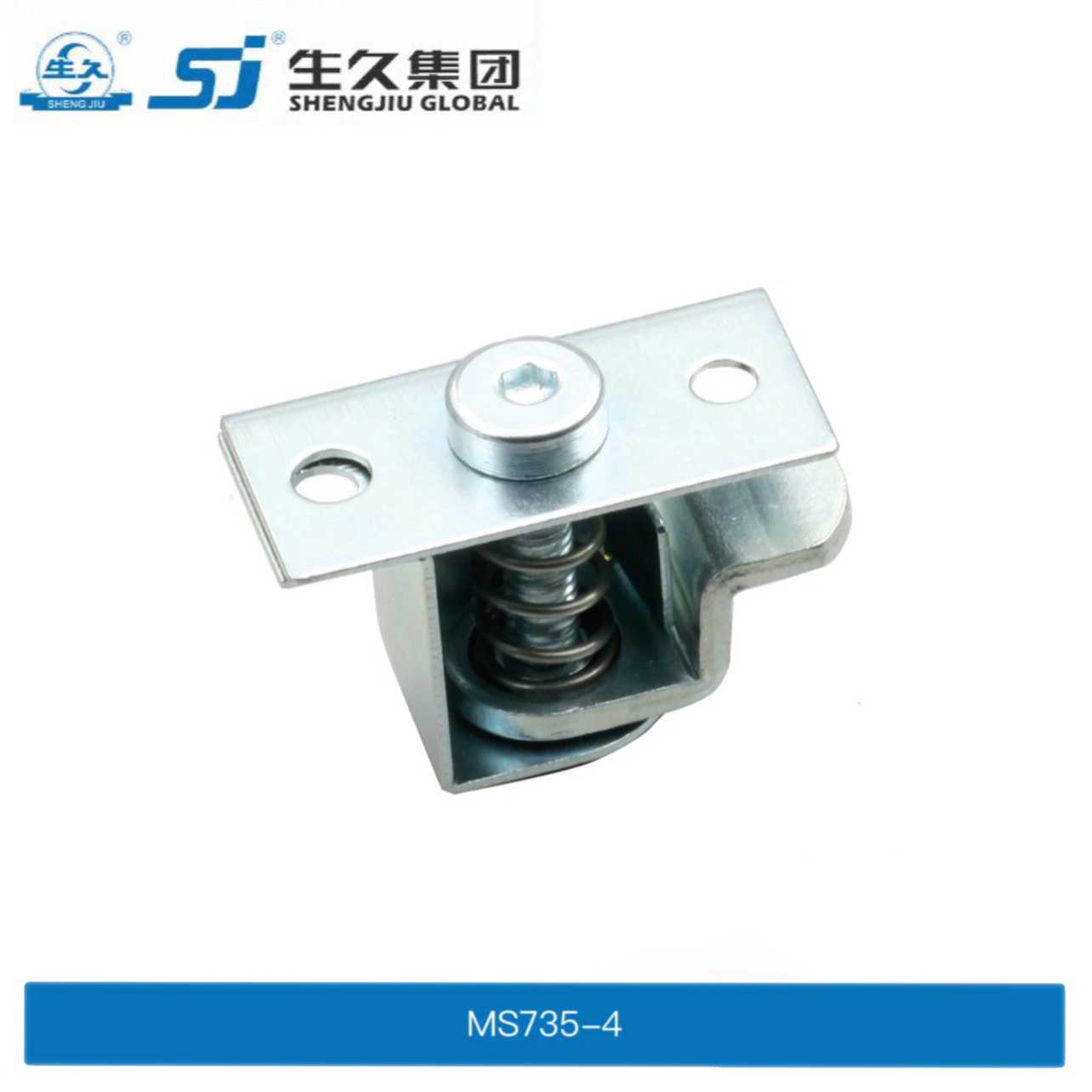 生久柜锁MS735-2弹簧转舌锁内六角圆头转舌锁机柜锁MS735-4机箱锁