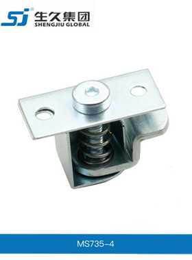 生久柜锁MS735-2弹簧转舌锁内六角圆头转舌锁机柜锁MS735-4机箱锁