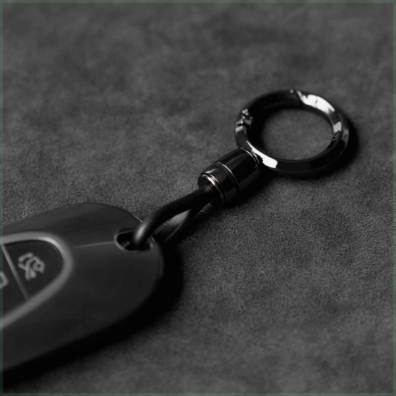男式高级钥匙扣高档汽车挂件适用宝马奔驰奥迪大众丰田车钥匙吊绳