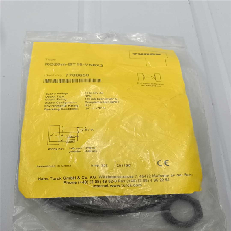 议~Turck 图尔克光电开关RO20M-BT18-VN6X2
