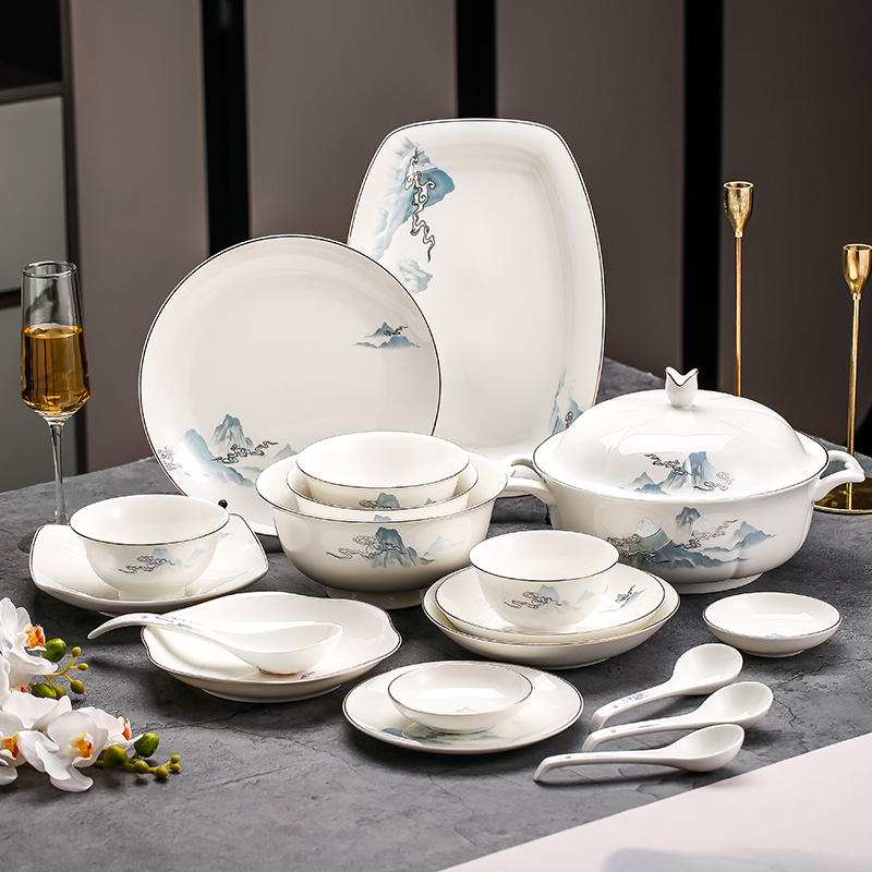 云山诗意新中式陶瓷餐具
