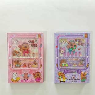 新款 直销弹珠弹弹本扭蛋机线圈本好运解压笔记本随身口袋日记本高