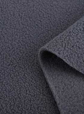 新款直销摇粒绒 双刷单摇75D/144F绒布细摇粒绒280克双面摇粒绒面