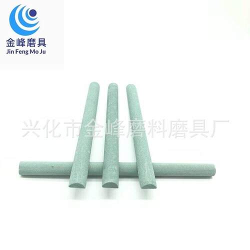 新款直销精磨绿碳化硅半圆油石条 三角 圆柱 扁方磨刀石