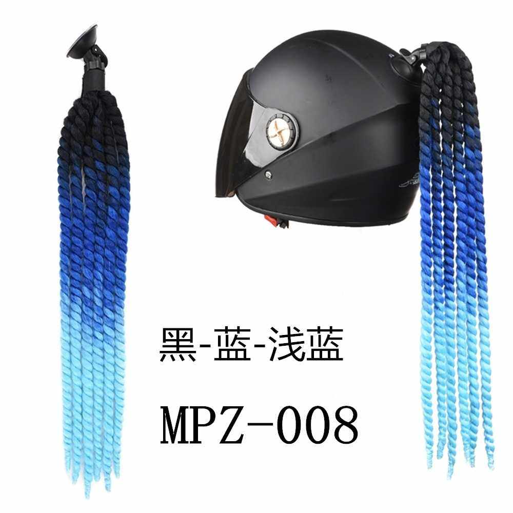 新款直销头盔脏辫马尾假发 机车摩托车个性时尚弹簧麻花辫子装饰,摩托车/装备/配件,头盔饰配,淘宝优惠券,粉丝福利购,淘宝优惠卷