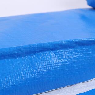 新款直销蓝白pe遮阳遮雨篷布户外货车货场防雨防尘布双色加厚篷布