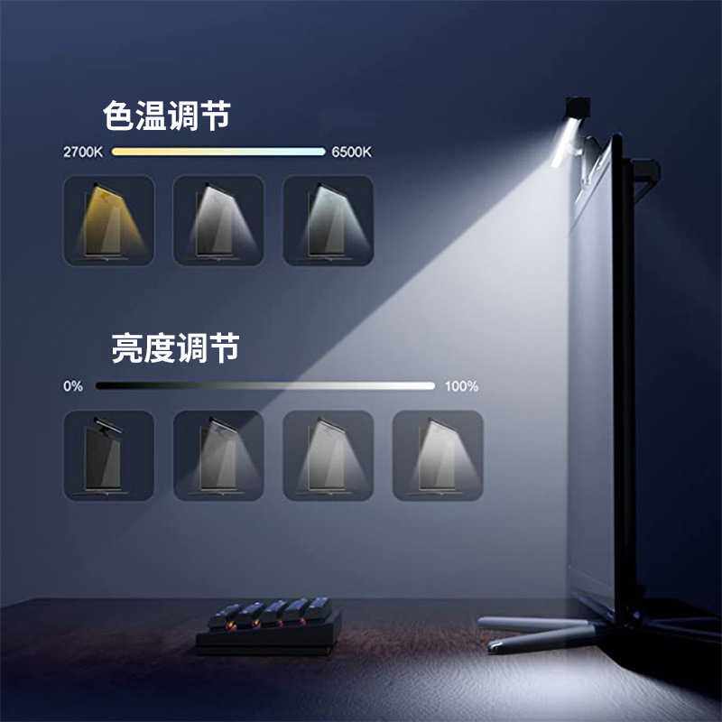 新款直销跨境热卖非对称调光电脑屏幕灯护眼灯阅读台灯显示器电脑