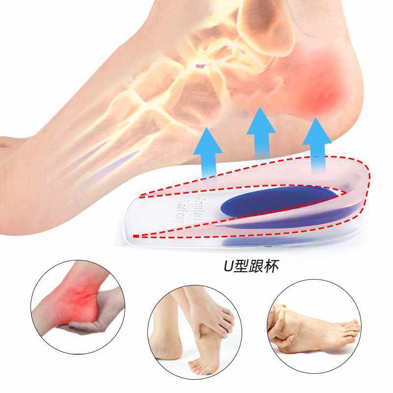 新款直销加厚款双色脚杯硅胶足跟垫 脚后跟垫男女款半码垫pu后垫8,服饰配件/皮带/帽子/围巾,后跟贴,淘宝优惠券,粉丝福利购,淘宝优惠卷