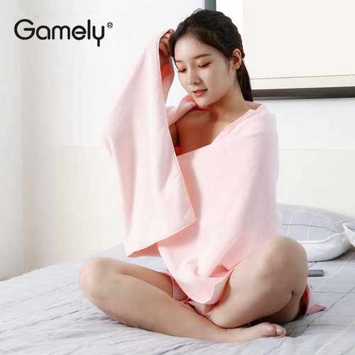 新款直销A类雪花绒350gsm浴巾无荧光儿童澡巾速干吸水雪滑绒毛浴