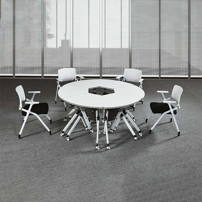 新款直销折叠办公桌007A培训桌会议桌椅组合移动拼接多功能办公辅