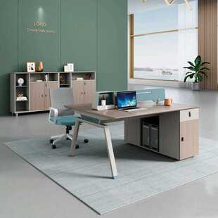 新款直销员工办公桌椅组合4人位公司写字楼创意职员6人高端办公桌