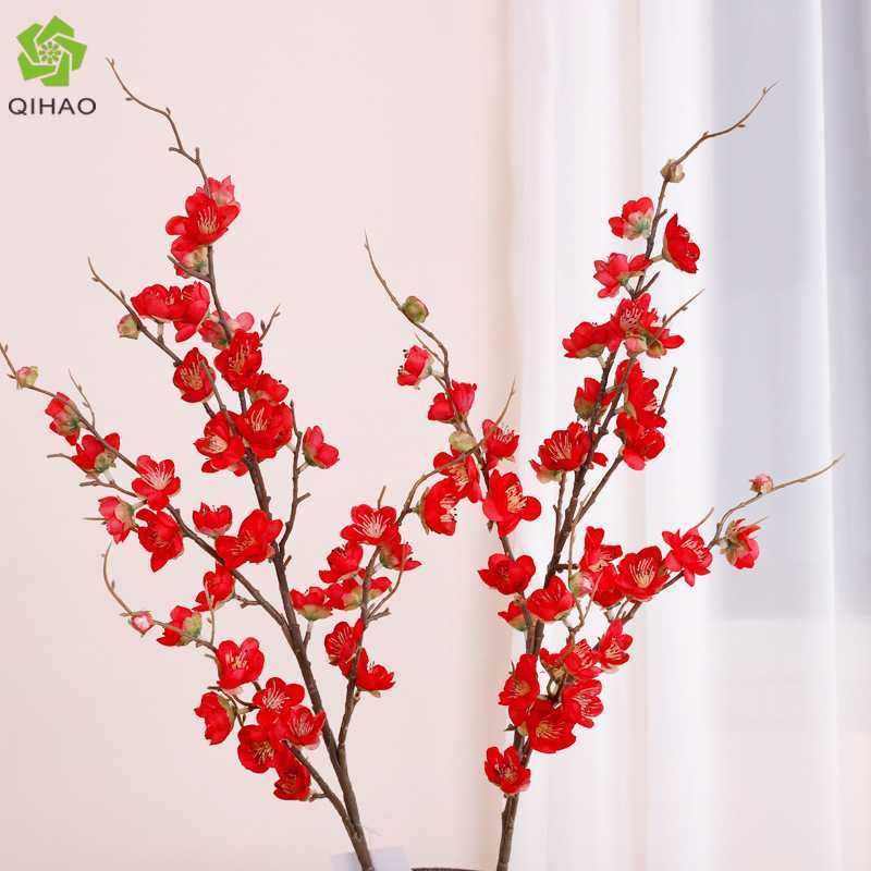 新款直销新款单支仿真梅花 家居室内摆件拍照道具假花 装饰婚礼梅,家居饰品,仿真花/假花,淘宝优惠券,粉丝福利购,淘宝优惠卷