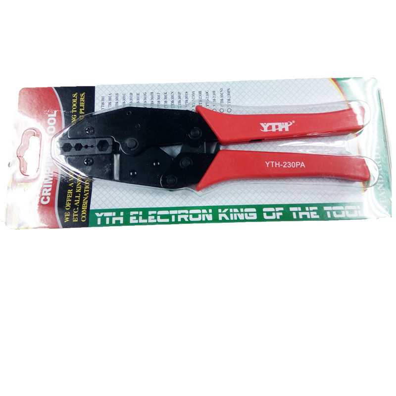 新款直销YTH-230PA bnc/q9头冷压钳RG6 RG11压接钳压线钳 F头棘轮