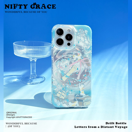 远航来信IMD情侣夏日海洋iPhone17promax旋风壳原创设计苹果15手机壳16promax新款全包防摔适用14可爱保护套