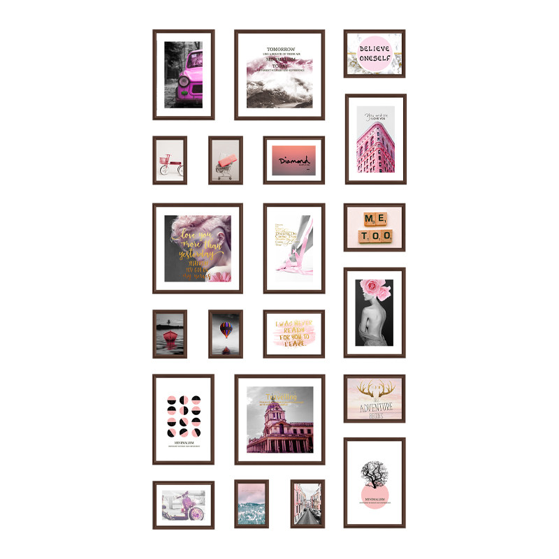 走廊玄关竖版竖挂照片墙相框挂墙A组合创意卡纸 免费冲印照片 设,家居饰品,照片墙,淘宝优惠券,粉丝福利购,淘宝优惠卷
