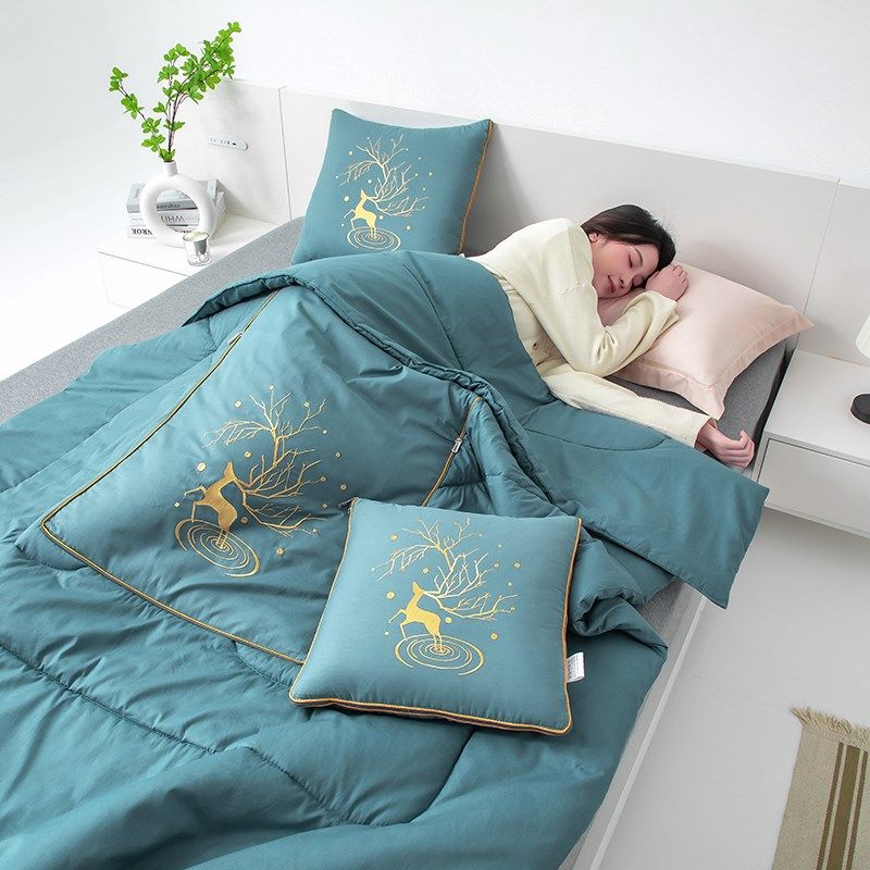 纯棉汽车a抱枕被子两用折叠靠垫枕头被办公室沙发午睡空调被二合,居家布艺,抱枕被,淘宝优惠券,粉丝福利购,淘宝优惠卷