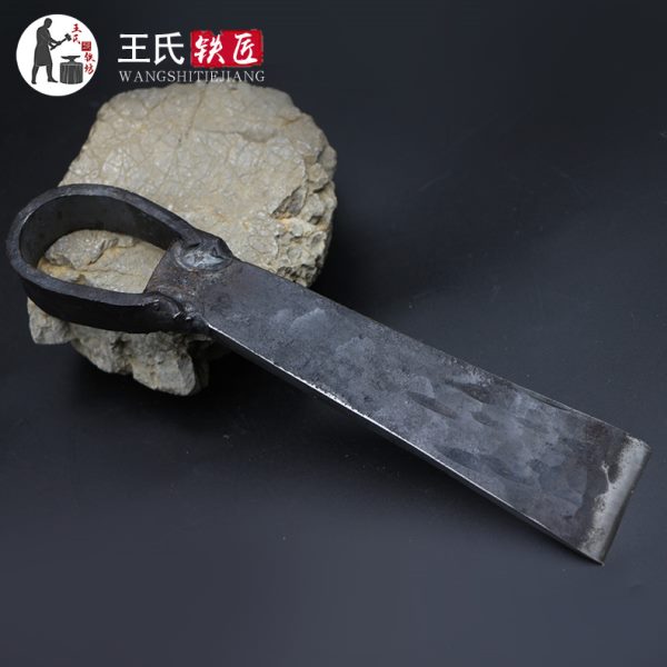王氏铁匠精钢锻打小锄头刨地种菜小镢头挖土挖地刨草农具园艺工具