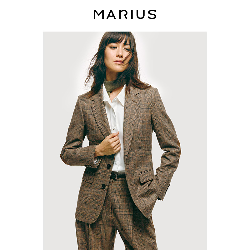 MARIUSquot休闲系列宽松廓形西装