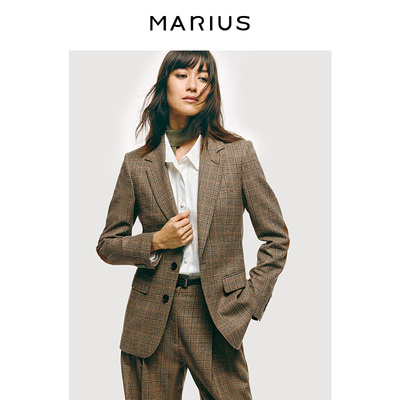 MARIUSquot休闲系列宽松廓形西装