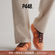 橙色运动休闲鞋 德训鞋 MONZA 男女同款 明星同款 P448