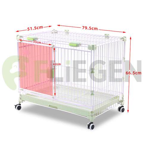 自中在折狗LS2含笼泰叠迪带厕所笼子兔小型犬型犬大型犬猫笼笼可