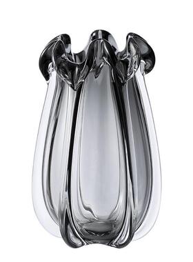 轻视奢璃水晶玻琉AL649704花瓶水璃培北欧创意简约餐桌电柜客厅插