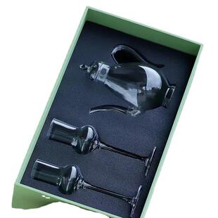 执壶玻璃茶壶酒壶高脚杯点茶泡茶壶套装礼品玻璃壶贵妃壶茶具茶器