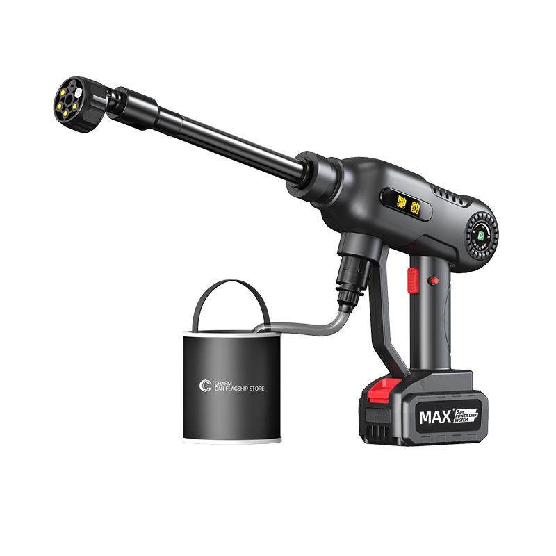 无线洗车机高压水枪家用锂电清洗强力增压泡沫电动无刷充电