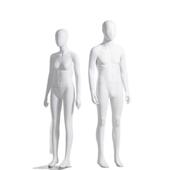 青少年模特道具全身女装 店展示架男小个子假人橱窗哑白模特架 服装