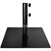 碳钢固定底座重型伞支架沙滩伞座户外庭院太阳伞方形铁板稳固防风