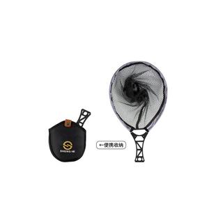 盛河微物小抄网溪流路亚捕鱼网兜可折叠收纳便携式抄鱼网钓鱼工具