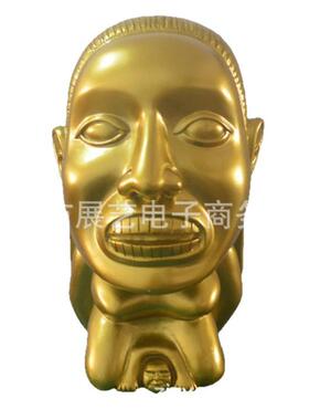 装饰摆件印第安纳琼斯黄金雕像家居桌面装饰品摆件树脂工艺品