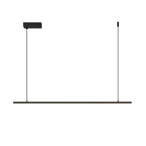 现代简约全铜极简线条吊灯无极调光灯饰北欧设计师大厅餐厅长条灯