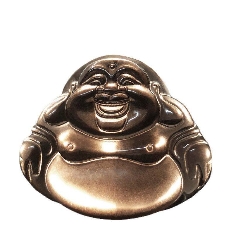 汽车挂件车内吊饰大肚佛弥勒佛高档大气黑曜石车载挂饰车上平安男