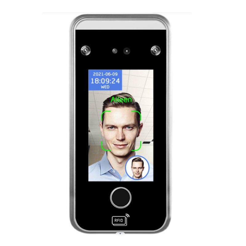 人脸门禁一体机AI面部指纹刷卡密码锁办公室玻璃门磁力锁人脸识别