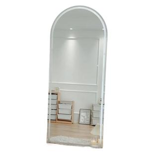 拱形全身镜落地穿衣镜网红拍照显瘦家用卧室服装 店试衣镜子带灯