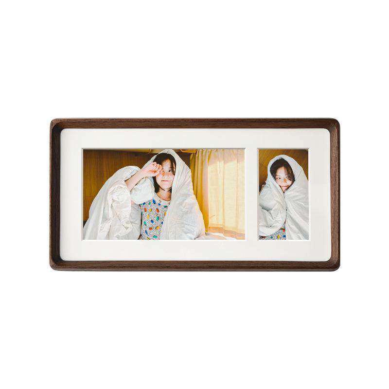 实木相框圆角榫卯三联G款摆台画框新中式照片相片情侣结婚婚纱照,家居饰品,DIY亲子装饰画,淘宝优惠券,粉丝福利购,淘宝优惠卷