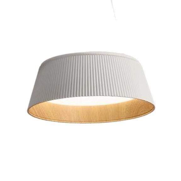 卧室吊灯极简波纹灯罩led单头儿童房吊灯现代主卧室书房护眼灯具