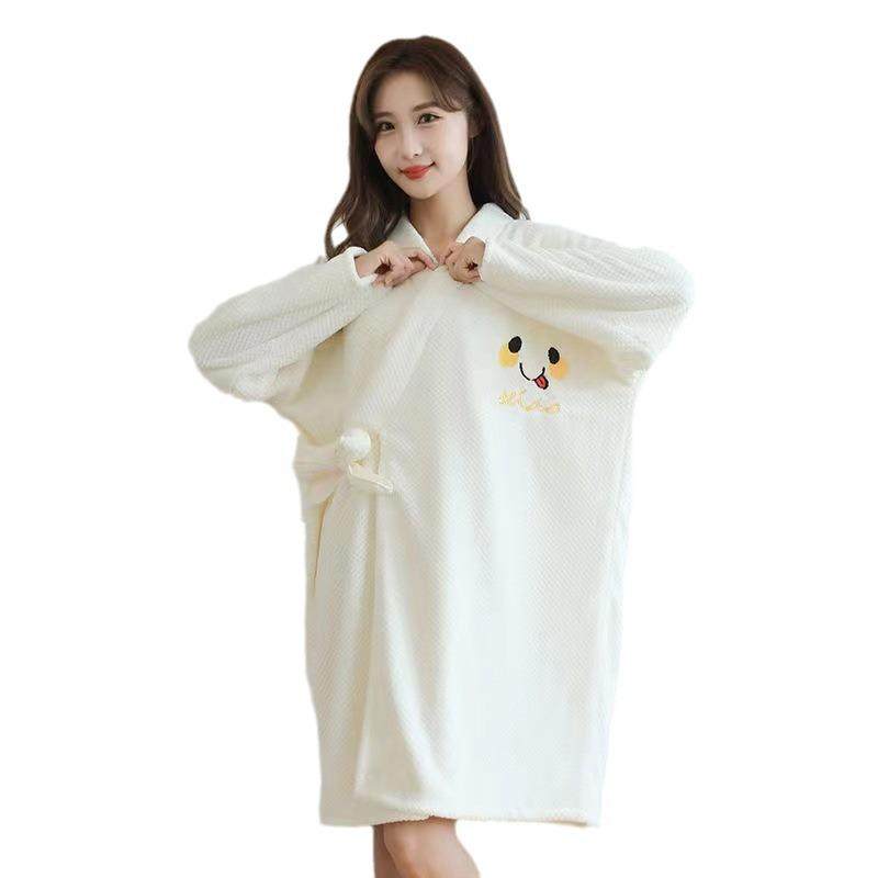 新款菠萝格浴袍浴裙可穿浴巾珊瑚绒加厚柔软吸水家居睡衣酒店沐浴,居家布艺,浴裙/浴袍/浴衣,淘宝优惠券,粉丝福利购,淘宝优惠卷