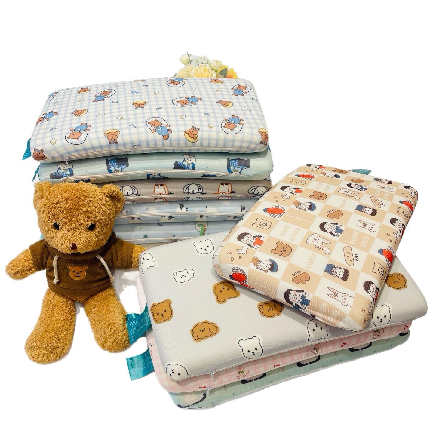 通儿童TXA有机枕记忆枕卡慢回弹凉忆感丝记棉枕头芯1岁～7岁宝宝