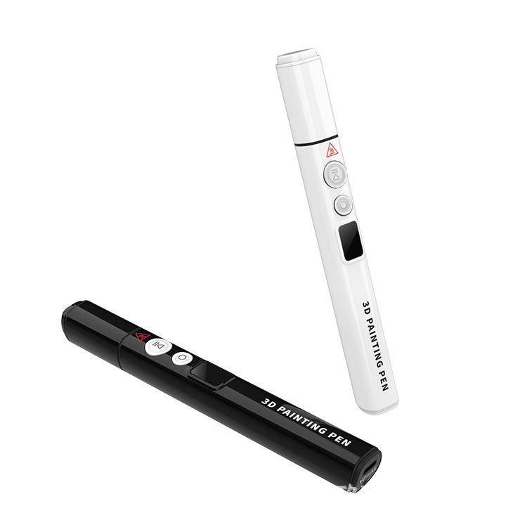 新款高温打印笔厂家立体画笔礼物玩具三D智能带屏dpen英文高端