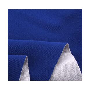 工厂现货290g涤盖棉校服面料健康布针织面料秋冬校服服装面料