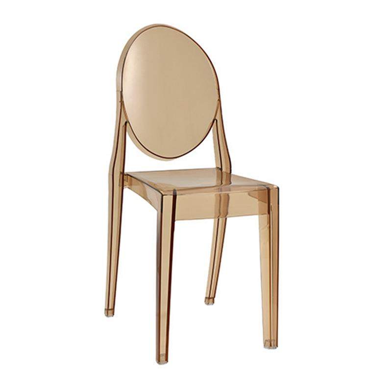 幽灵椅ins可堆叠透明椅子餐椅创意亚克力水晶椅设计师酒店网红椅