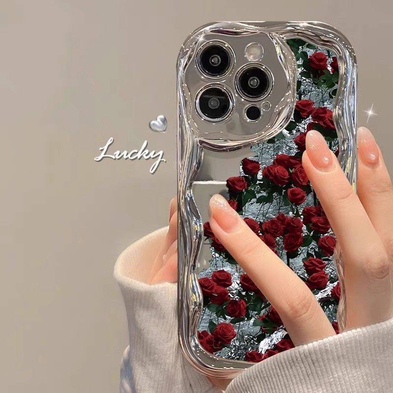 盛开玫瑰苹果15手机壳iPhone14Plus/13/12/11电镀xsmax/xr软壳7/8,个性定制/设计服务/DIY,手机壳/保护套定制,淘宝优惠券,粉丝福利购,淘宝优惠卷