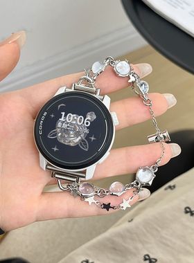 适用高驰corospace3表带PACE2双排串珠链式APEX2猫眼石2pro腕带