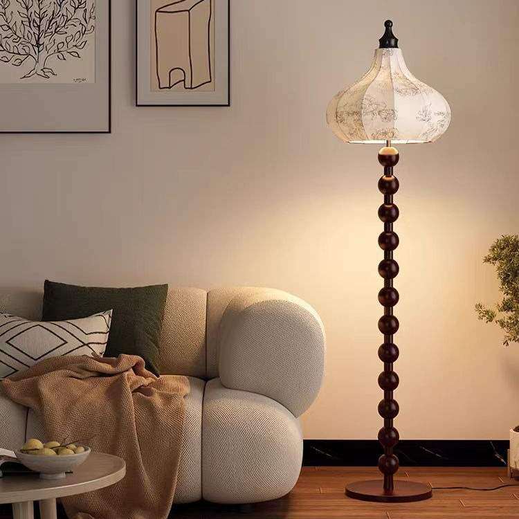 法式中古落地灯客厅新中式中国风卧室高级感轻奢氛围沙发边栗子灯,3C数码配件,USB灯,淘宝优惠券,粉丝福利购,淘宝优惠卷